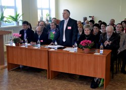 З привітальним словом до учасників конференції звернувся декан факультету агрономії, кандидат с.-г. наук Андрій Мартинюк
